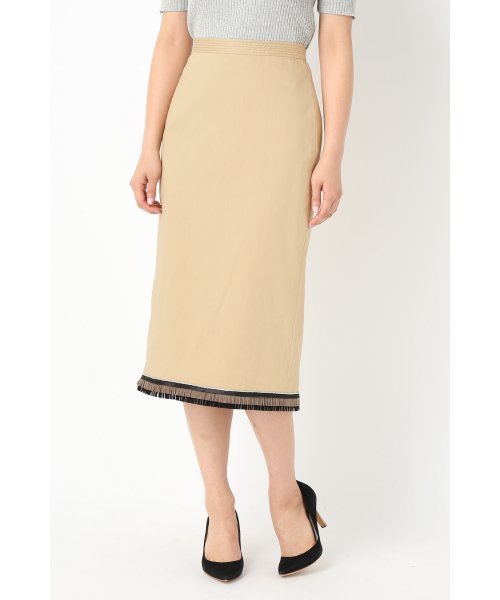 FIGARO Paris(フィガロパリ)の「スエード 裾フリンジスカート◆(スカート・レディース・ベージュ/ブラック・36/38)」の16枚目の写真