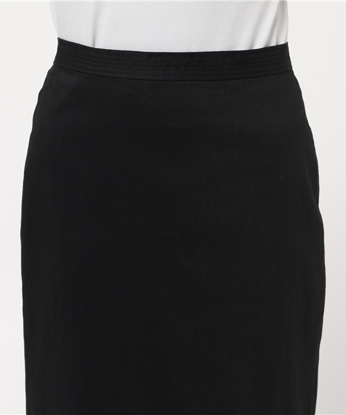 FIGARO Paris(フィガロパリ)の「スエード 裾フリンジスカート◆(スカート・レディース・ベージュ/ブラック・36/38)」の6枚目の写真