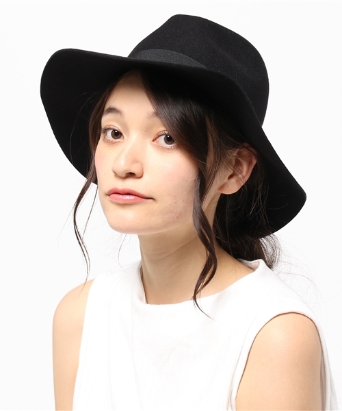 HELIOPOLE（エリオポール）の「ID HATS ウール中折れハット（ハット・レディース・ブラック/ネイビー/グレー/ブラウン/アイボリー・57）」の3枚目の写真