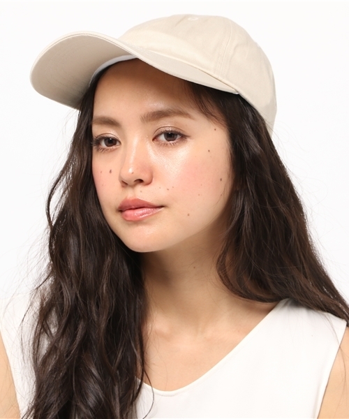 VENCEEXCHANGE（ヴァンスエクスチェンジ）の「ツイル無地ローキャップ           （キャップ・レディース・ホワイト/ベージュ/ブラック/ライトブルー・FREE）」の3枚目の写真