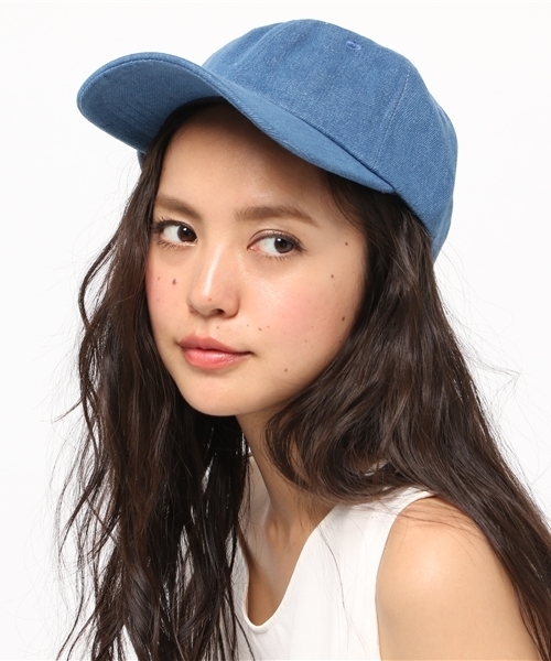 VENCEEXCHANGE（ヴァンスエクスチェンジ）の「ツイル無地ローキャップ           （キャップ・レディース・ホワイト/ベージュ/ブラック/ライトブルー・FREE）」の4枚目の写真