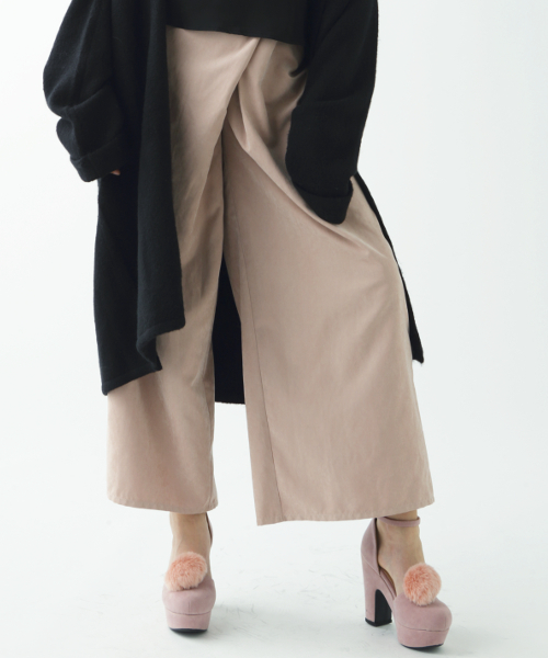 MICOAMERI（ミコアメリ）の「ポンポン付パンプス（パンプス・レディース・グレー/ピンク・L/M）」の5枚目の写真