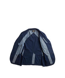 RRL ダブルアールエル インディゴ ウール コットン テーラード ジャケット RRL（ダブル アール エル）の「インディゴ ドビー スポーツ コート