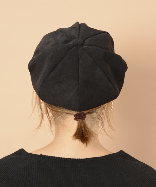 mystic（ミスティック）の「フェイクスエードキャスケット（キャスケット・レディース・チャコールグレー/ブラウン/ブラック・ﾌﾘ-）」の5枚目の写真
