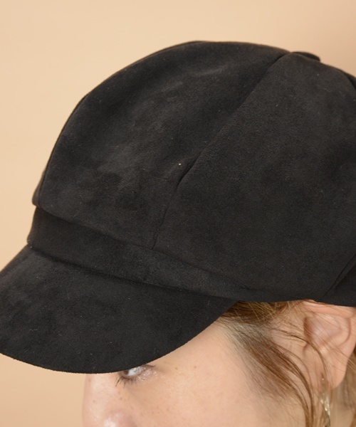 mystic（ミスティック）の「フェイクスエードキャスケット（キャスケット・レディース・チャコールグレー/ブラウン/ブラック・ﾌﾘ-）」の6枚目の写真