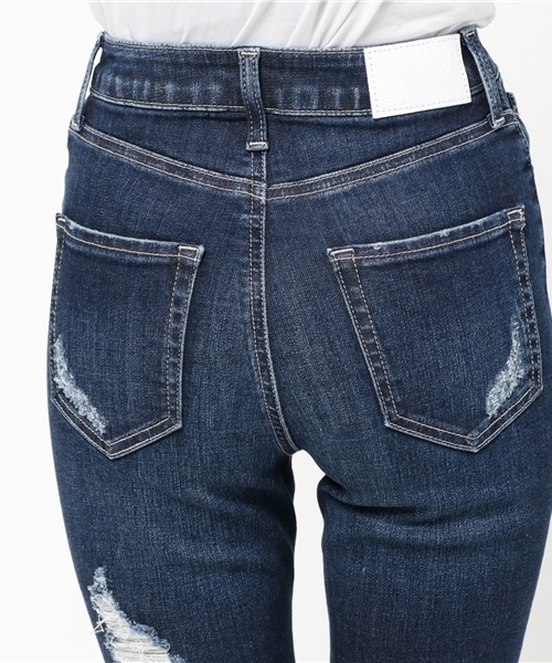 rienda（リエンダ）の「メニークラッシュJ/W DENINMパギンス（デニムパンツ・レディース・ブルー・26inch/25inch/24inch）」の10枚目の写真