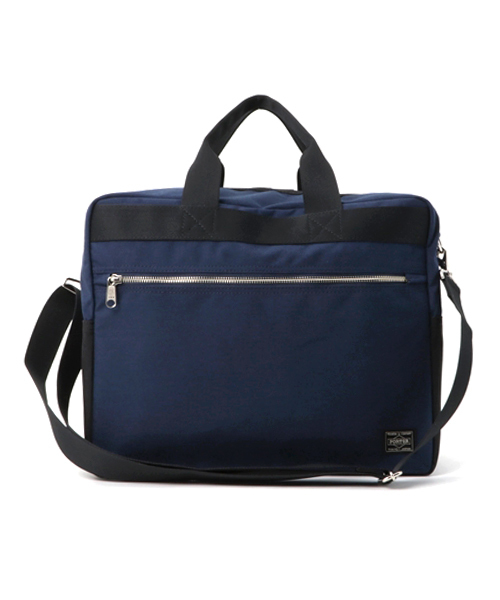 HEAD PORTER(ヘッドポーター)の「SAVILLE/WEEKEND BAG(ショルダーバッグ・メンズ・ネイビー/グレー・ONE SIZE)」の2枚目の写真
