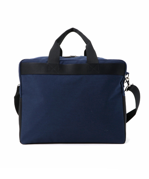 HEAD PORTER(ヘッドポーター)の「SAVILLE/WEEKEND BAG(ショルダーバッグ・メンズ・ネイビー/グレー・ONE SIZE)」の4枚目の写真