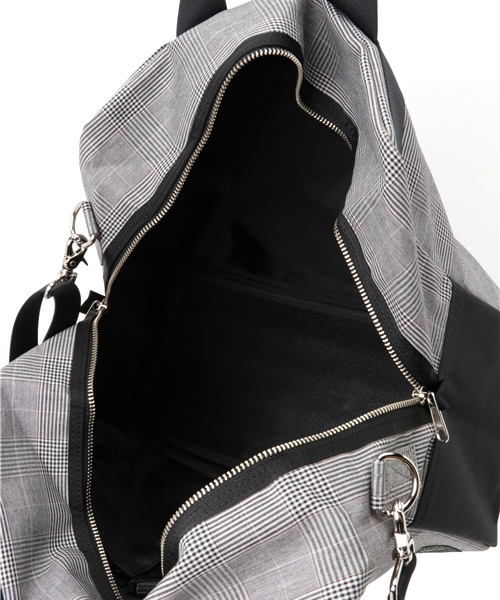 HEAD PORTER(ヘッドポーター)の「SAVILLE/WEEKEND BAG(ショルダーバッグ・メンズ・ネイビー/グレー・ONE SIZE)」の12枚目の写真