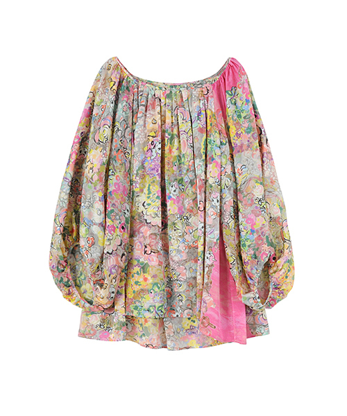 TSUMORI CHISATO（ツモリチサト）の「S ﾕﾆｺﾌﾗﾜｰｵﾊﾟｰﾙ（シャツ