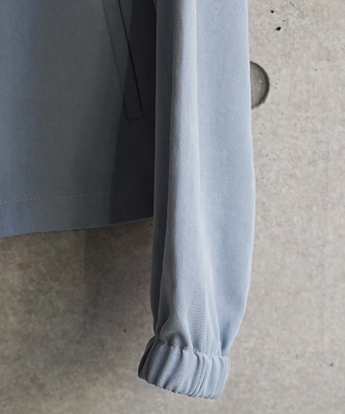 laboratory work(ラボラトリーワーク)の「テンセルツイルブルゾン(ブルゾン・レディース・ベージュ/サックスブルー/カーキ・MEDIUM)」の12枚目の写真