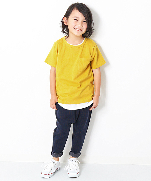 devirock（デビロック）の「パックT★クルーネック無地半袖Tシャツ（Tシャツ/カットソー・キッズ・グリーン系その他/ホワイト/ブラック/カーキ/ピンク系その他/チャコール/ネイビー/杢グレー/ブルー/イエロー系その他/レッド系その他2/レッド系その他・110cm/140cm/100cm/130cm/120cm/160cm/150cm）」の17枚目の写真