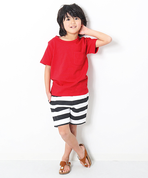 devirock（デビロック）の「パックT★クルーネック無地半袖Tシャツ（Tシャツ/カットソー・キッズ・グリーン系その他/ホワイト/ブラック/カーキ/ピンク系その他/チャコール/ネイビー/杢グレー/ブルー/イエロー系その他/レッド系その他2/レッド系その他・110cm/140cm/100cm/130cm/120cm/160cm/150cm）」の16枚目の写真