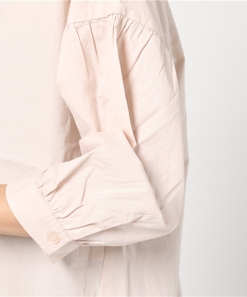 LIPSTAR（リップスター）の「タイプライター袖ボリュームブラウス（シャツ/ブラウス・レディース・ネイビー/オフホワイト/グリーン/ピンク・M(2)）」の19枚目の写真