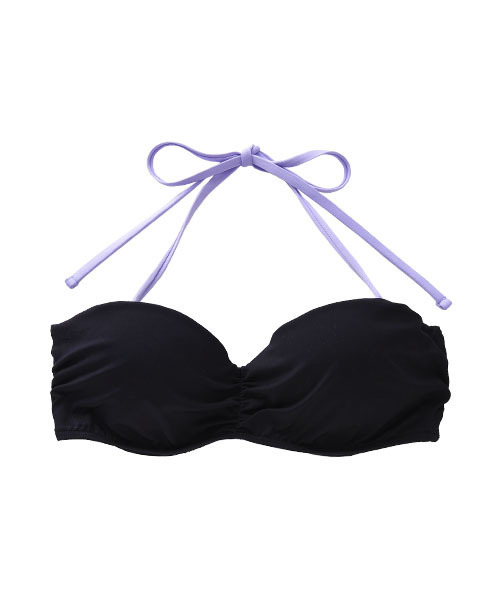 SUNBABIES（サンベイビーズ）の「カラーストラップバンドゥブラ（水着・レディース・ブラック/ブルー系その他・L/M/S）」の12枚目の写真