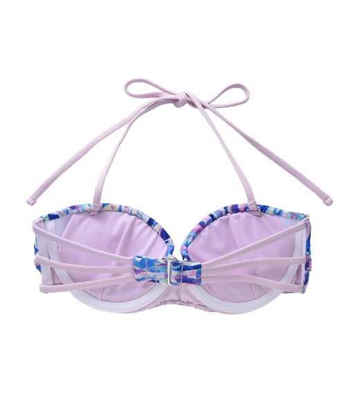 SUNBABIES（サンベイビーズ）の「カラーストラップバンドゥブラ（水着・レディース・ブラック/ブルー系その他・L/M/S）」の15枚目の写真