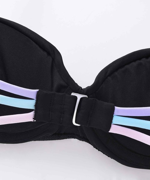 SUNBABIES（サンベイビーズ）の「カラーストラップバンドゥブラ（水着・レディース・ブラック/ブルー系その他・L/M/S）」の8枚目の写真
