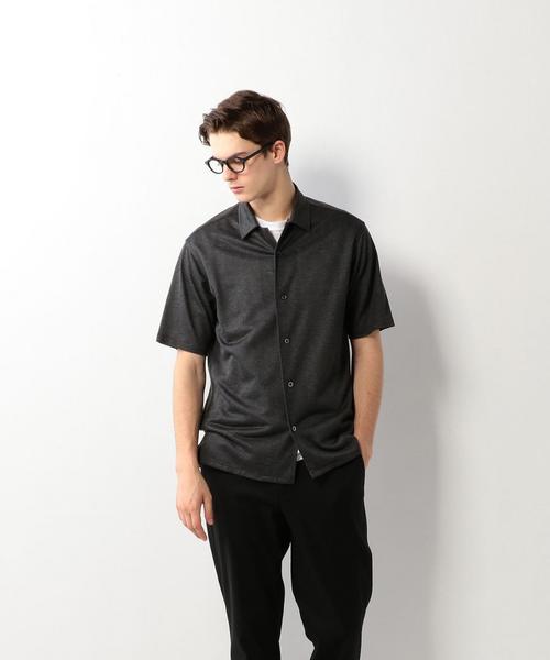 Steven Alan（スティーブンアラン）の「＜Steven Alan＞ TENC TNJK OPEN COLLAR SHORTSLEEVE/ｼｬﾂ ◆（シャツ/ブラウス・メンズ・ライトグレー/ダークグレー・MEDIUM/X-LARGE/LARGE/SMALL）」の2枚目の写真
