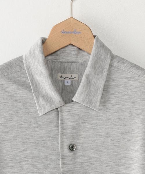 Steven Alan（スティーブンアラン）の「＜Steven Alan＞ TENC TNJK OPEN COLLAR SHORTSLEEVE/ｼｬﾂ ◆（シャツ/ブラウス・メンズ・ライトグレー/ダークグレー・MEDIUM/X-LARGE/LARGE/SMALL）」の4枚目の写真