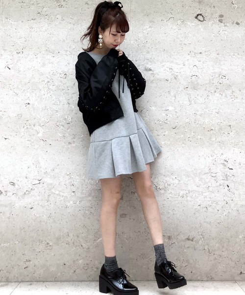archives（アルシーヴ）の「レースアップブーティ（ブーティ・レディース・ブラック/ブラック系その他/ベージュ・MEDIUM/LARGE）」の13枚目の写真