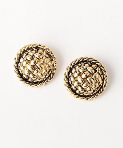 BEAUTY&YOUTH UNITED ARROWS(ビューティーアンドユースユナイテッドアローズ)の「BY メッシュサンフラワー イヤリング ◆(イヤリング・レディース・ゴールド・FREE)」の1枚目の写真