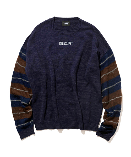 glamb(グラム)の「Roddy knit(ニット/セーター・メンズ・ネイビー/ブラック・1/3/2/0/4)」の3枚目の写真
