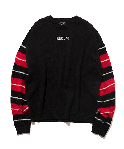glamb(グラム)の「Roddy knit(ニット/セーター・メンズ・ネイビー/ブラック・1/3/2/0/4)」の4枚目の写真