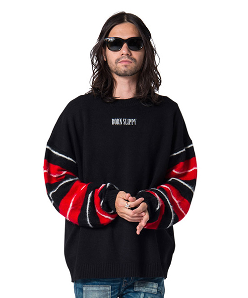 glamb(グラム)の「Roddy knit(ニット/セーター・メンズ・ネイビー/ブラック・1/3/2/0/4)」の10枚目の写真