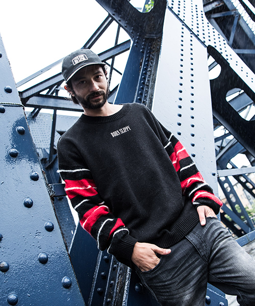 glamb(グラム)の「Roddy knit(ニット/セーター・メンズ・ネイビー/ブラック・1/3/2/0/4)」の12枚目の写真