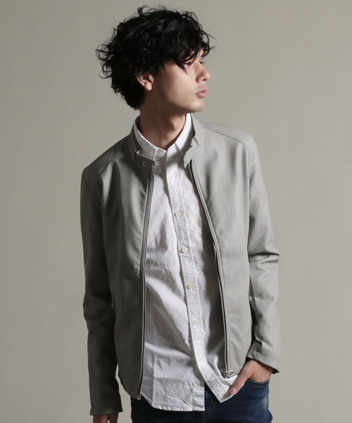 THE CASUAL�i�J�W���A���j�́u���A���^�b�` �X���[�X / �X�G�[�h PU ���U�[ �V���O�� ���C�_�[�X �W���P�b�g�i���C�_�[�X�W���P�b�g�j�v�b�O���[