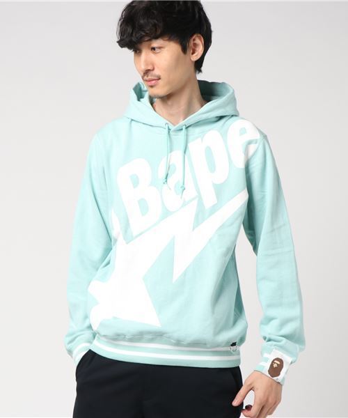 A BATHING APE（アベイシングエイプ）の「BAPESTA PULLOVER HOODIE M