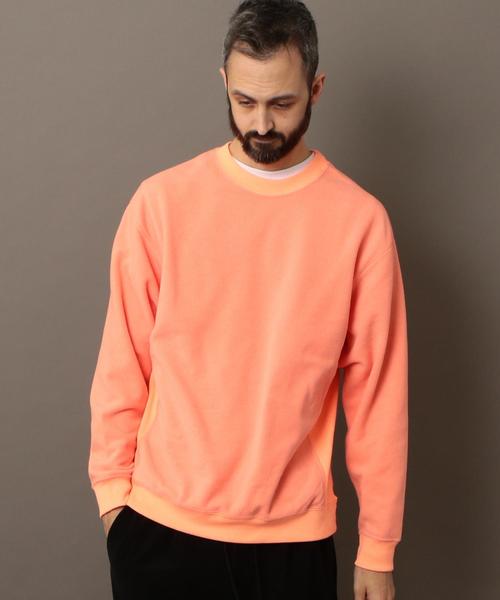 BEAUTY&YOUTH UNITED ARROWS（ビューティーアンドユースユナイテッドアローズ）の「BY ジェットフリース ワイド スウェット ◆（スウェット・メンズ・ピンク/ロイヤルブルー/ダークグレー・SMALL/MEDIUM/LARGE/X-LARGE）」の6枚目の写真