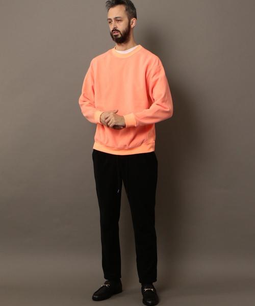 BEAUTY&YOUTH UNITED ARROWS（ビューティーアンドユースユナイテッドアローズ）の「BY ジェットフリース ワイド スウェット ◆（スウェット・メンズ・ピンク/ロイヤルブルー/ダークグレー・SMALL/MEDIUM/LARGE/X-LARGE）」の7枚目の写真