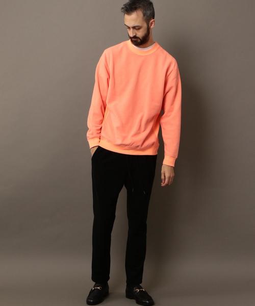 BEAUTY&YOUTH UNITED ARROWS（ビューティーアンドユースユナイテッドアローズ）の「BY ジェットフリース ワイド スウェット ◆（スウェット・メンズ・ピンク/ロイヤルブルー/ダークグレー・SMALL/MEDIUM/LARGE/X-LARGE）」の8枚目の写真