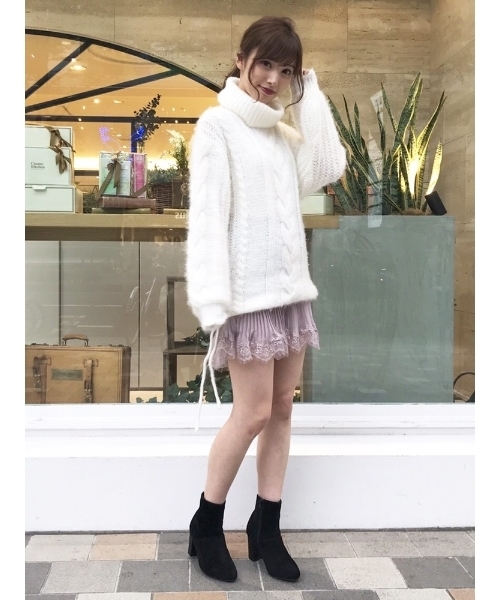 dazzlin（ダズリン）の「【ZOZO限定】シュガータートルニット