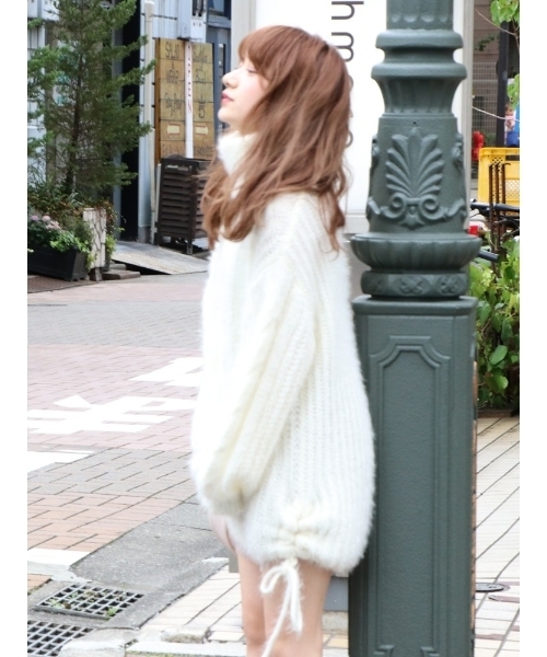 dazzlin - シュガータートルニットチュニック＆プリーツレースパンツセット dazzlin（ダズリン）の「【ZOZO限定】シュガータートルニット