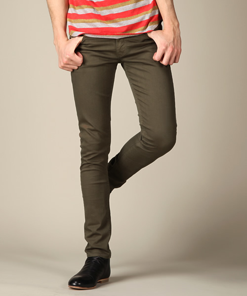 And A（アンドエー）の「Nude Leg Color Pants（その他パンツ・メンズ・ブラック/ロイヤルブルー/マスタード/ボルドー/オリーブ/ブルー/ワイン・28inch/30inch/32inch）」の3枚目の写真