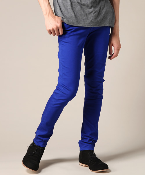 And A（アンドエー）の「Nude Leg Color Pants（その他パンツ・メンズ・ブラック/ロイヤルブルー/マスタード/ボルドー/オリーブ/ブルー/ワイン・28inch/30inch/32inch）」の5枚目の写真