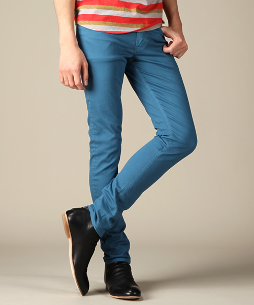 And A（アンドエー）の「Nude Leg Color Pants（その他パンツ・メンズ・ブラック/ロイヤルブルー/マスタード/ボルドー/オリーブ/ブルー/ワイン・28inch/30inch/32inch）」の4枚目の写真