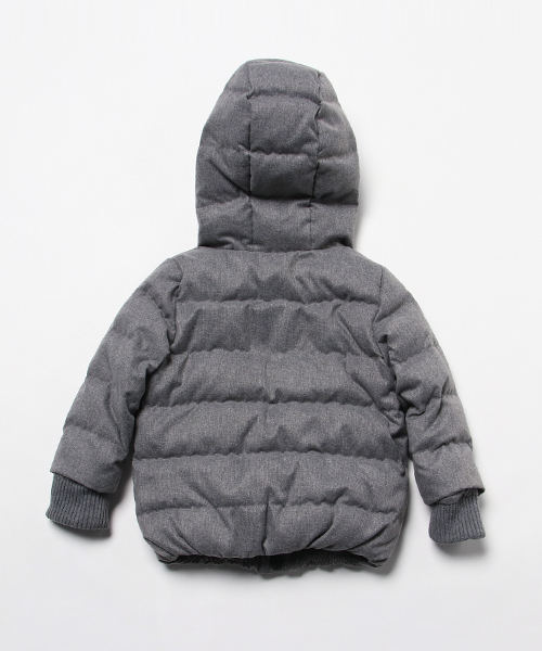 GLOBAL WORK（グローバルワーク）の「【キッズ】フードダウンジャケット/763404（ダウンジャケット/コート・キッズ・グレー/レッド/ネイビー・LARGE/MEDIUM/SMALL/X-LARGE/XX-LARGE）」の9枚目の写真