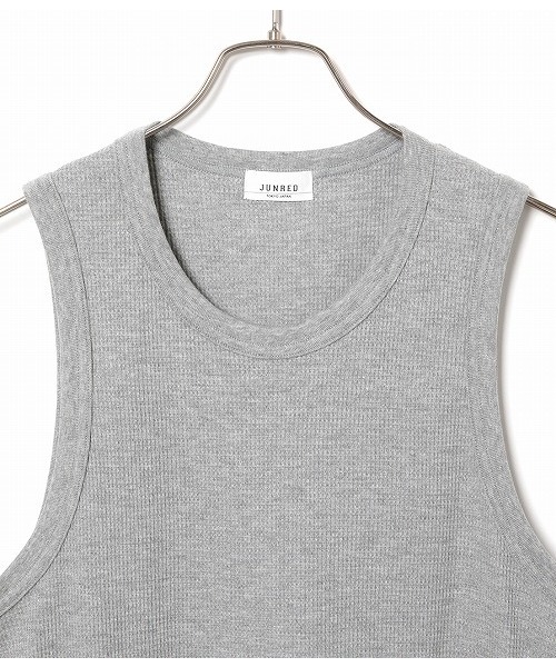 JUNRED（ジュンレッド）の「8ファンクションサーマルタンクトップ（タンクトップ・メンズ・ホワイト/グレー/キャメル・S/M/L）」の5枚目の写真