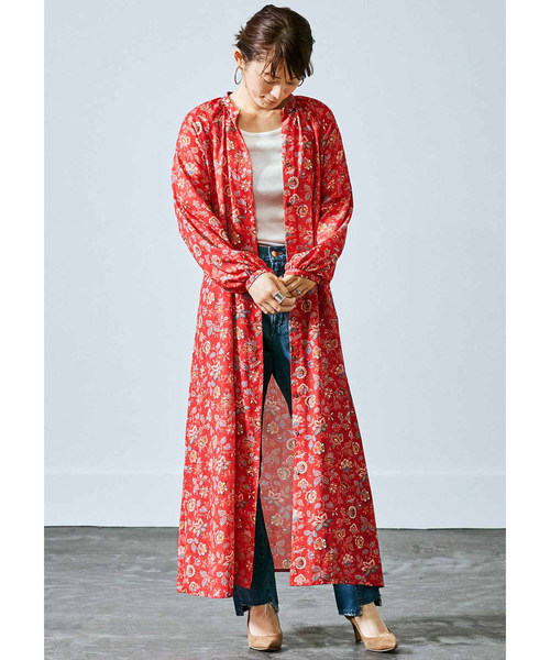 MEDE19F（メデジュウキュウ）の「MEDE19F 　ロングワンピース（ワンピース・レディース・ネイビー/レッド・LARGE/MEDIUM/X-LARGE/NM）」の12枚目の写真