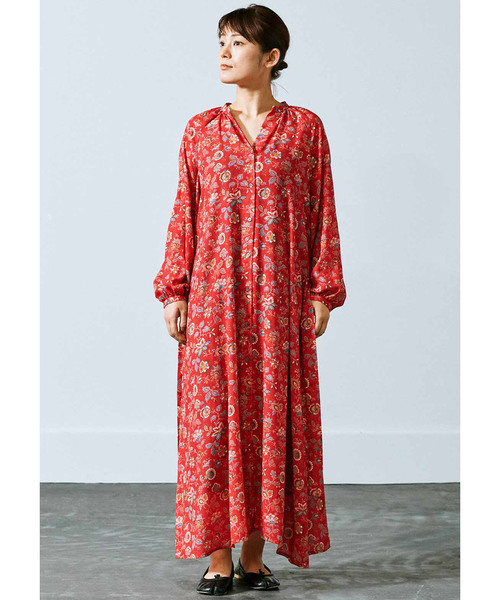 MEDE19F（メデジュウキュウ）の「MEDE19F 　ロングワンピース（ワンピース・レディース・ネイビー/レッド・LARGE/MEDIUM/X-LARGE/NM）」の13枚目の写真