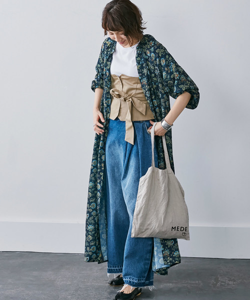 MEDE19F（メデジュウキュウ）の「MEDE19F 　ロングワンピース（ワンピース・レディース・ネイビー/レッド・LARGE/MEDIUM/X-LARGE/NM）」の4枚目の写真