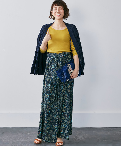 MEDE19F（メデジュウキュウ）の「MEDE19F 　ロングワンピース（ワンピース・レディース・ネイビー/レッド・LARGE/MEDIUM/X-LARGE/NM）」の3枚目の写真