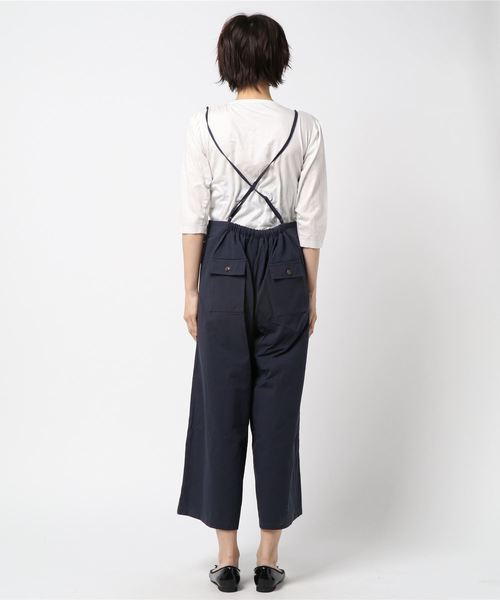 panasea（パナシア）の「サスペンダー付きベイカーパンツ（その他パンツ・レディース・ベージュ/ネイビー/カーキ・FREE）」の4枚目の写真