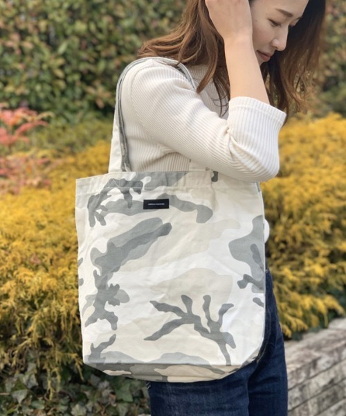 United Athle（ユナイテッドアスレ）の「【 UNITED ATHLE / ユナイテッドアスレ 】 antique andico ヘビー キャンバス トートバッグ（Mサイズ）_（トートバッグ・メンズ・ブラック/キナリ/ネイビー/ホワイト系その他2/カモフラージュ/グレー/オリーブ・FREE）」の3枚目の写真