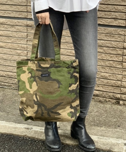 United Athle（ユナイテッドアスレ）の「【 UNITED ATHLE / ユナイテッドアスレ 】 antique andico ヘビー キャンバス トートバッグ（Mサイズ）_（トートバッグ・メンズ・ブラック/キナリ/ネイビー/ホワイト系その他2/カモフラージュ/グレー/オリーブ・FREE）」の11枚目の写真