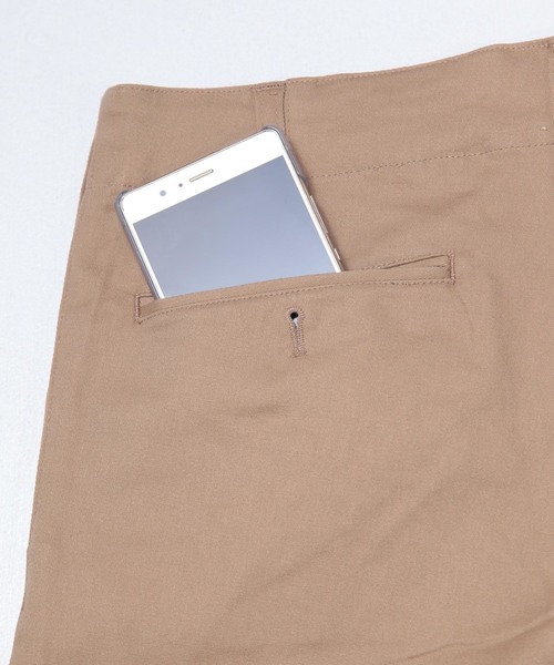 おしゃれスタ(オシャレスタ)の「ストレッチチノショートパンツ(IR) オーバーサイズ メンズ レディース(チノパンツ・メンズ・オフホワイト/ブラック/ベージュ/オリーブ/ブルー/ネイビー・L/M/S/XL)」の16枚目の写真