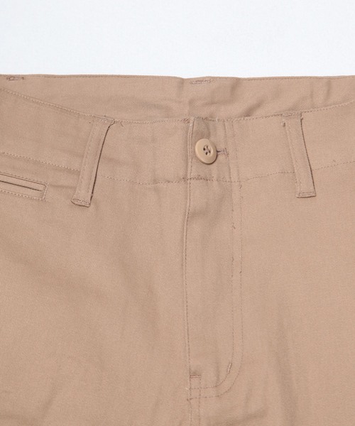 おしゃれスタ(オシャレスタ)の「ストレッチチノショートパンツ(IR) オーバーサイズ メンズ レディース(チノパンツ・メンズ・オフホワイト/ブラック/ベージュ/オリーブ/ブルー/ネイビー・L/M/S/XL)」の18枚目の写真
